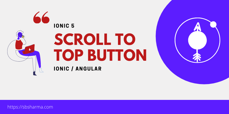 scroll to top button ionic