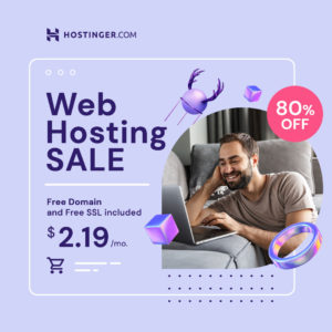 Hostinger offer us